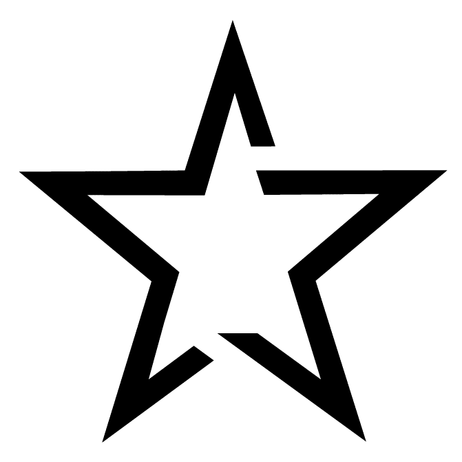 LoadStar broken star logo black